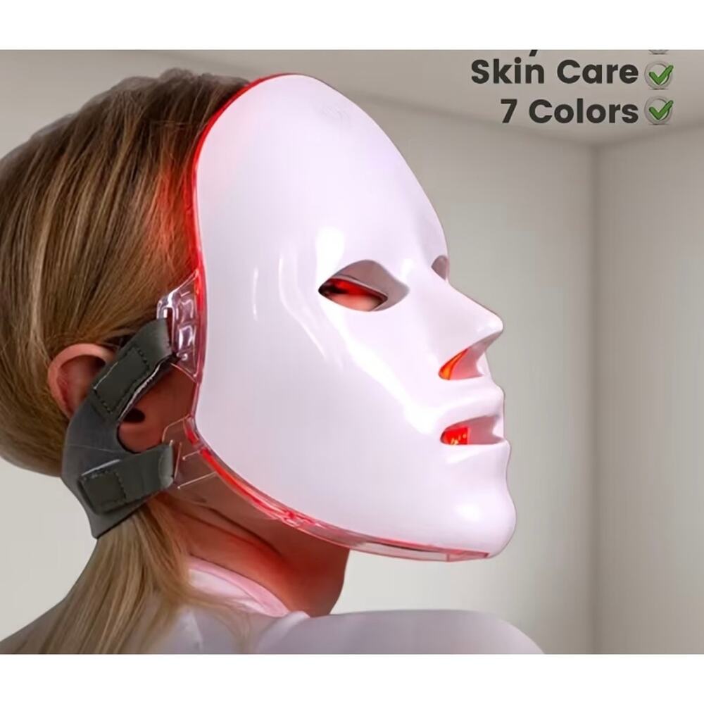 New 7 color face mask with USB charging